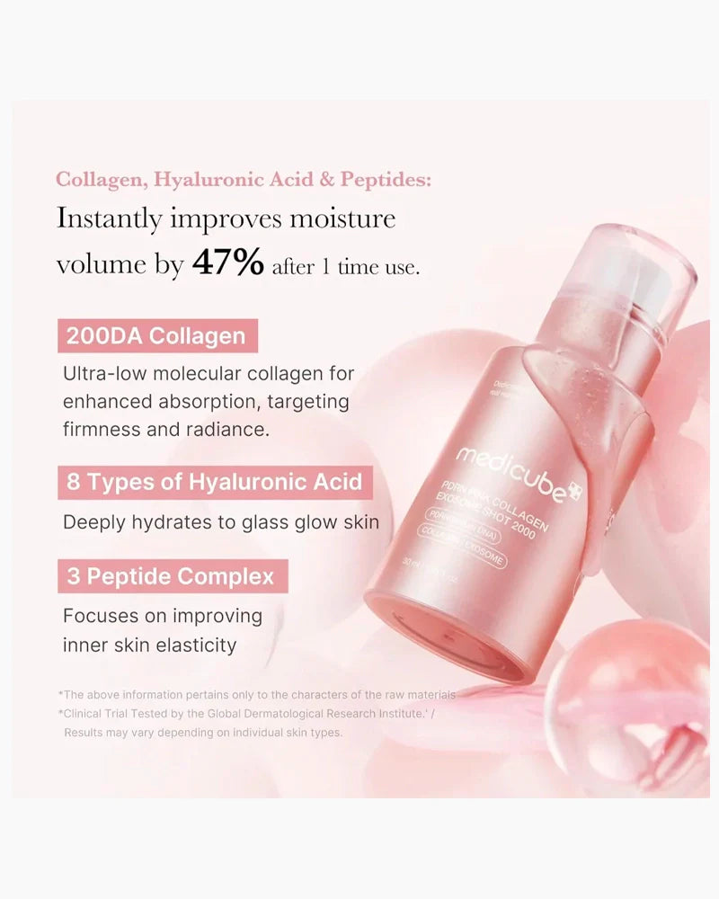 medicube PDRN Pink Collagen Exosome Shot 7500