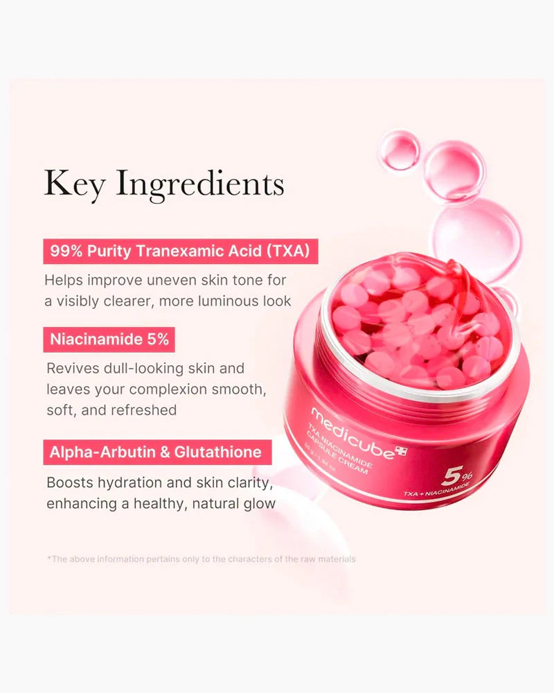medicube TXA Niacinamide Capsule Cream